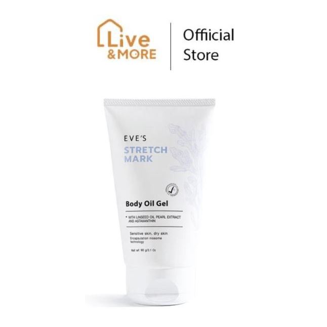 [สินค้าขายดี ส่งไว] EVE'S Stretch Mark Body Oil Gel อีฟส์ ผลิตภัณฑ์บํารุงผิว ขนาด 90กรัม