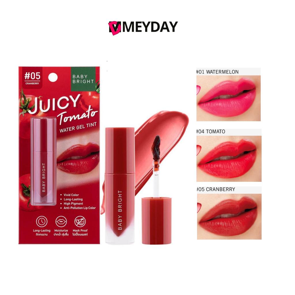 ลิปจูซี่ ไม่ติดแมสก์ เบบี้ไบร์ท จูซี่ โทเมโท วอเตอร์  Baby Bright Juicy Tomata ขนาด 2.5 g