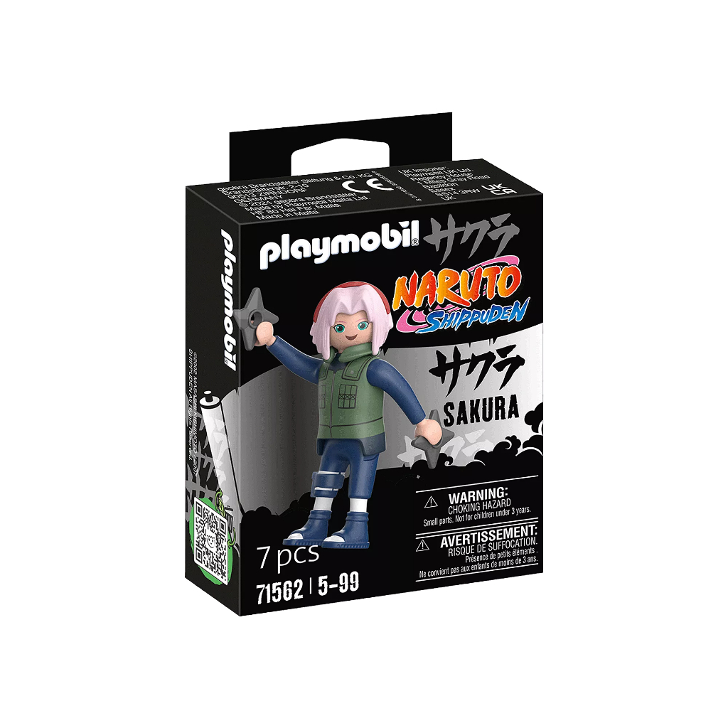 Playmobil 71562 Naruto: Sakura Fourth Great Ninja War Figure Set ของเล่น นารูโตะ: ซากุระชุดสงครามโลกนินจาครั้งที่ 4