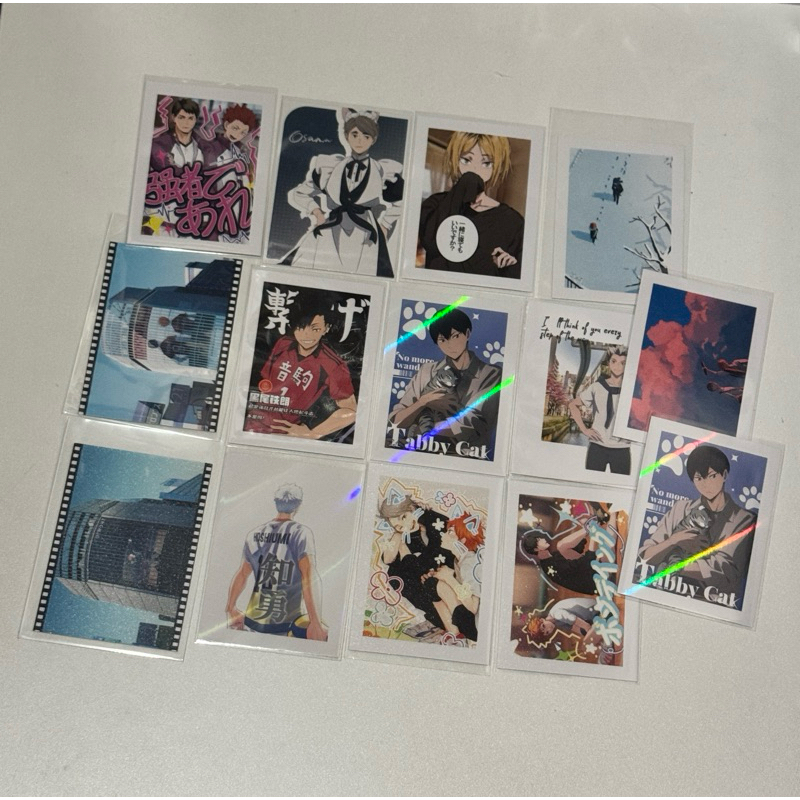 พร้อมส่ง haikyuu การ์ดโพลารอยด์ ไฮคิว