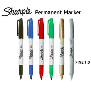 Sharpie ปากกามาร์คเกอร์ Permanent Marker Fine 1.0 มม. ชนิดลบไม่ได้ (ราคาต่อ 1 ด้าม)