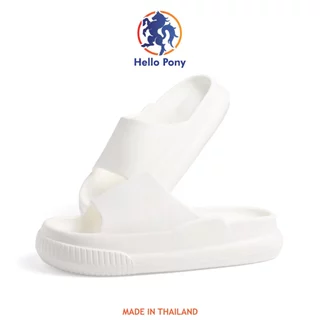 Hello Pony รองเท้าแตะแบบสวม น้ำหนักเบา ใส่สบาย EVA พื้นหนา แบบนิ่ม เหมาะกับเดินชายหาด รุ่น MHM4005