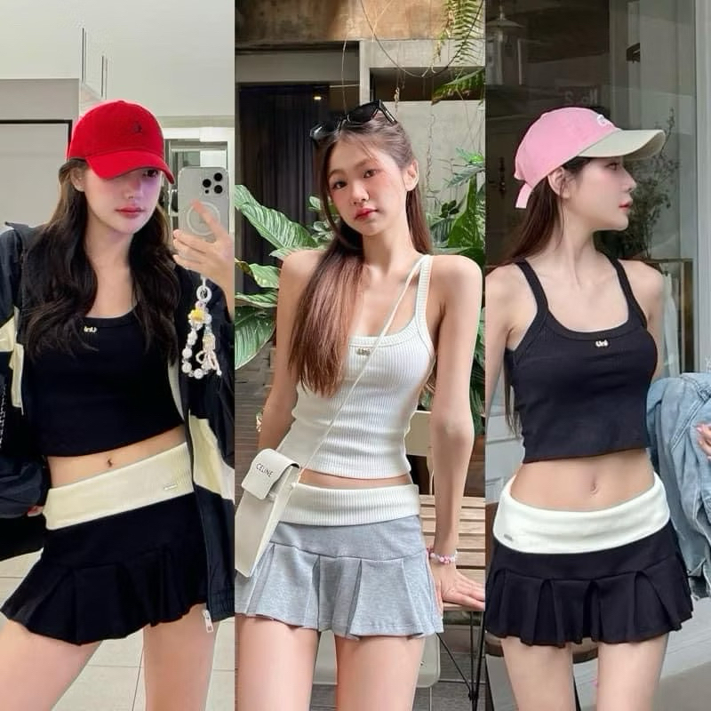 พร้อมส่งชุดเซท Unigam.official เสื้อ+กระโปรง ไม่ต้องรอพรีออเดอร์ ( ใช้โค้ดส่วนลด 15-20% + โค้ดส่งฟรี