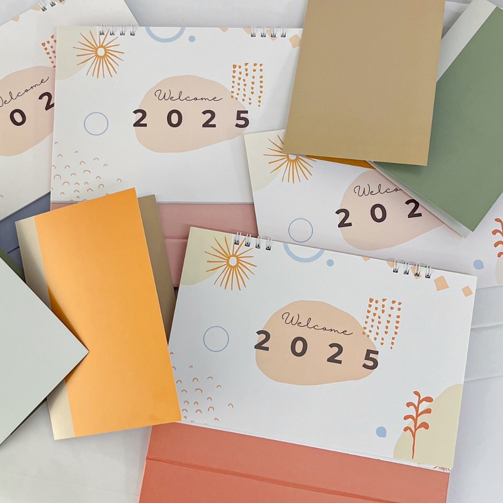 📆 ปฏิทิน 2025 / ปฏิทินวันหยุดสำคัญ 9x7"/8x6" Design แพลนเนอร์ 2025/Calendar