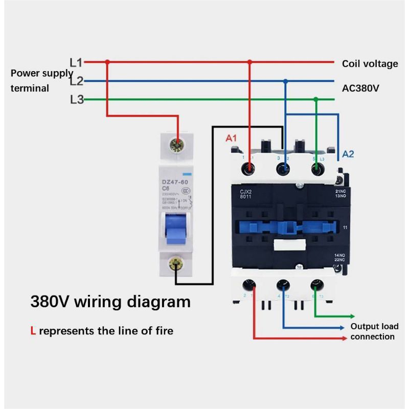 แมกเนติก คอนแทคเตอร์ และ โอเวอร์โหลด รุ่น CJX2 และ LR2 AC Magnetic Contactor  220V/380V รูปที่ 4