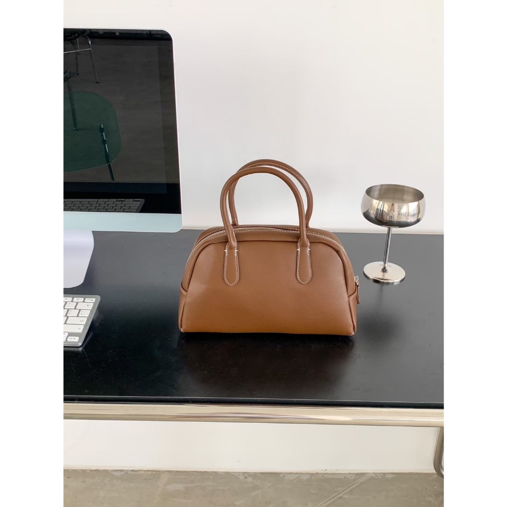 Mu Mu Brand "9016" สีบริค กระเป๋าถือ