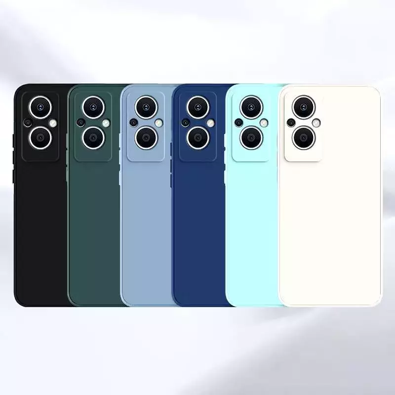 เคสTPUสีพื้นกำมหยี่ กันกล้อง สำหลับรุ่น OPPO Reno 7z Reno 8z