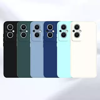เคสTPUสีพื้นกำมหยี่ กันกล้อง สำหลับรุ่น OPPO Reno 7z Reno 8z