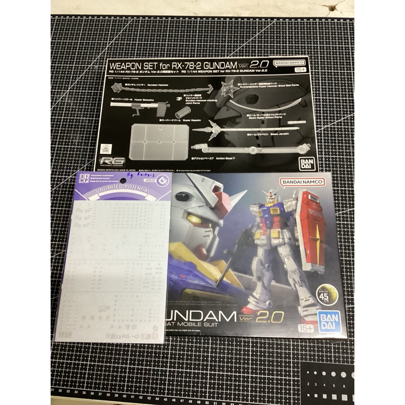 Rg 1/144 RX-78-2 Gundam Ver 2.0