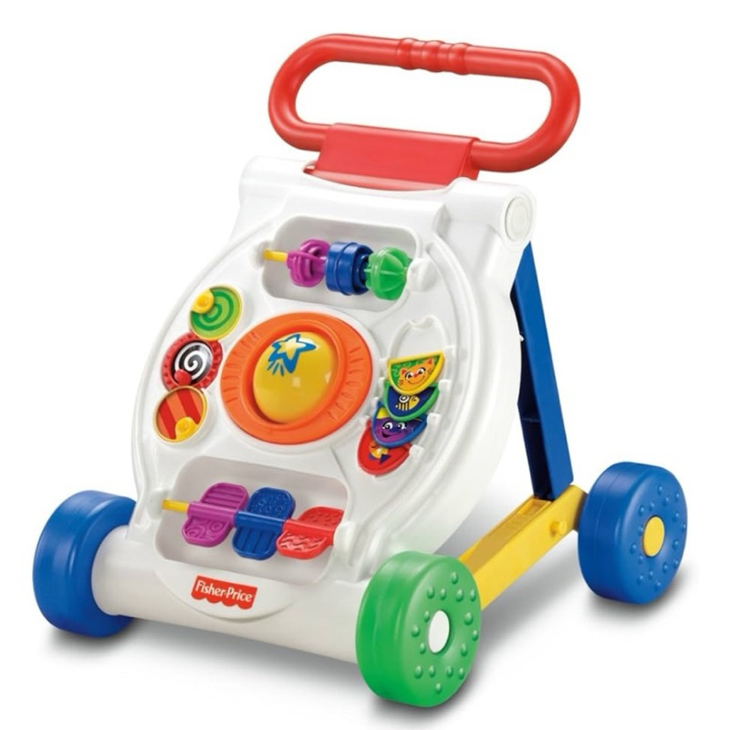 รถหัดเดิน รถผลักเดิน แบบพับเก็บได้ Fisher-Price Bright Beginnings Activity Walker มือสองสภาพสวย