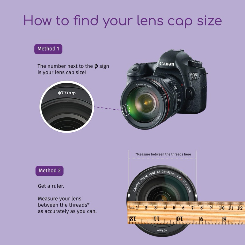 ฝาปิดเลนส์ มีหลายขนาด Lens cap 37 39 40.5 43 46 49 52 55 58 62 67 72 77 82 86 mm ฝาเลนส์ ฝาปิดหน้าเลนส์ ฝา เลนส์
