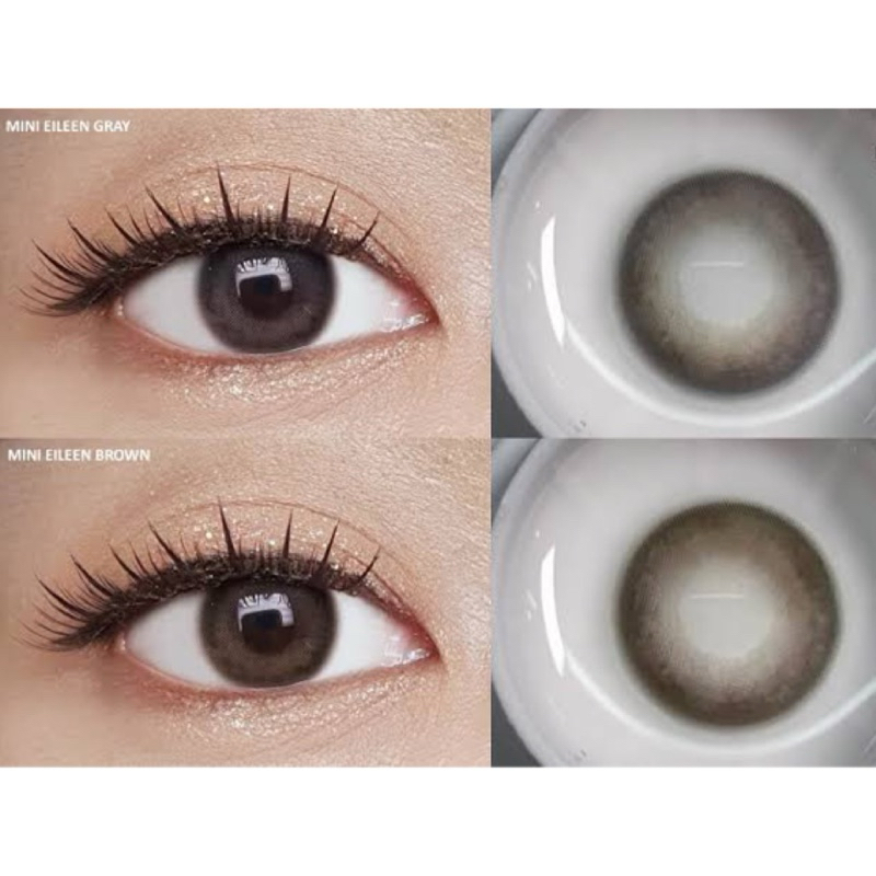 Eileen gray / brown ใหม่ล่าสุดคอนแทคเลนส์ kitty kawaii💖 มินิ คอนแทคเลนส์สุดฮิตพร้อมส่ง