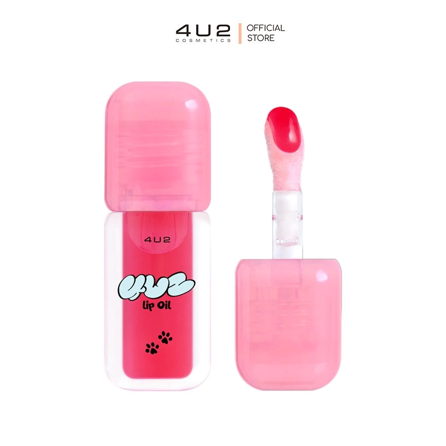 ลิปออยล์ 4U2 LIP OIL - ลิปออยล์แมวดำ pH Change ลิปออย4U2 ลิป 4U2 ลิปบำรุง ลิปออย4u2