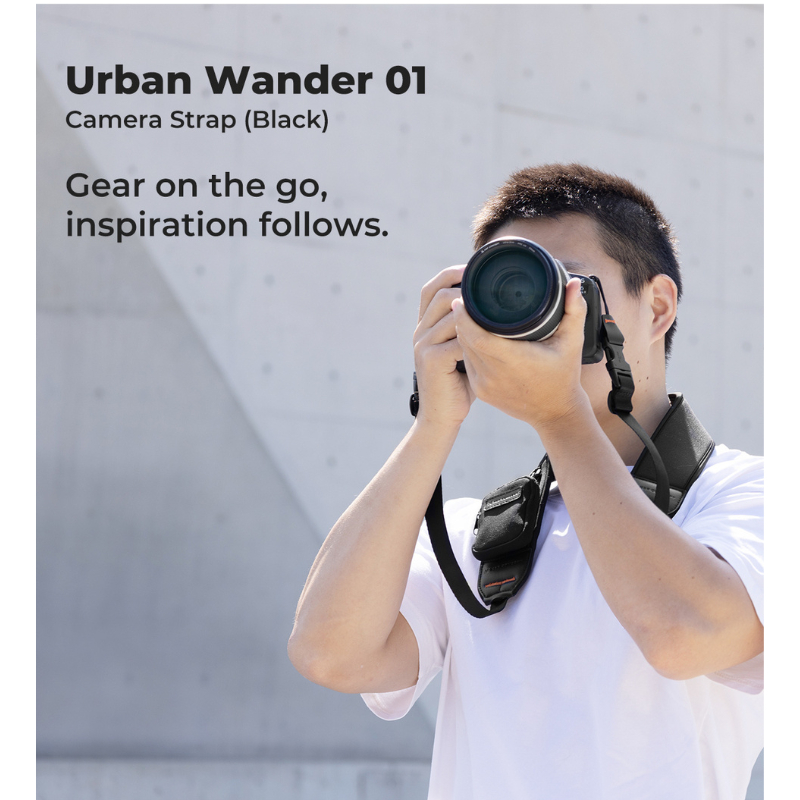 สายคล้องคอ K&F Urban Wander Camera Strap With an Extra Bag Small (KF13.184)