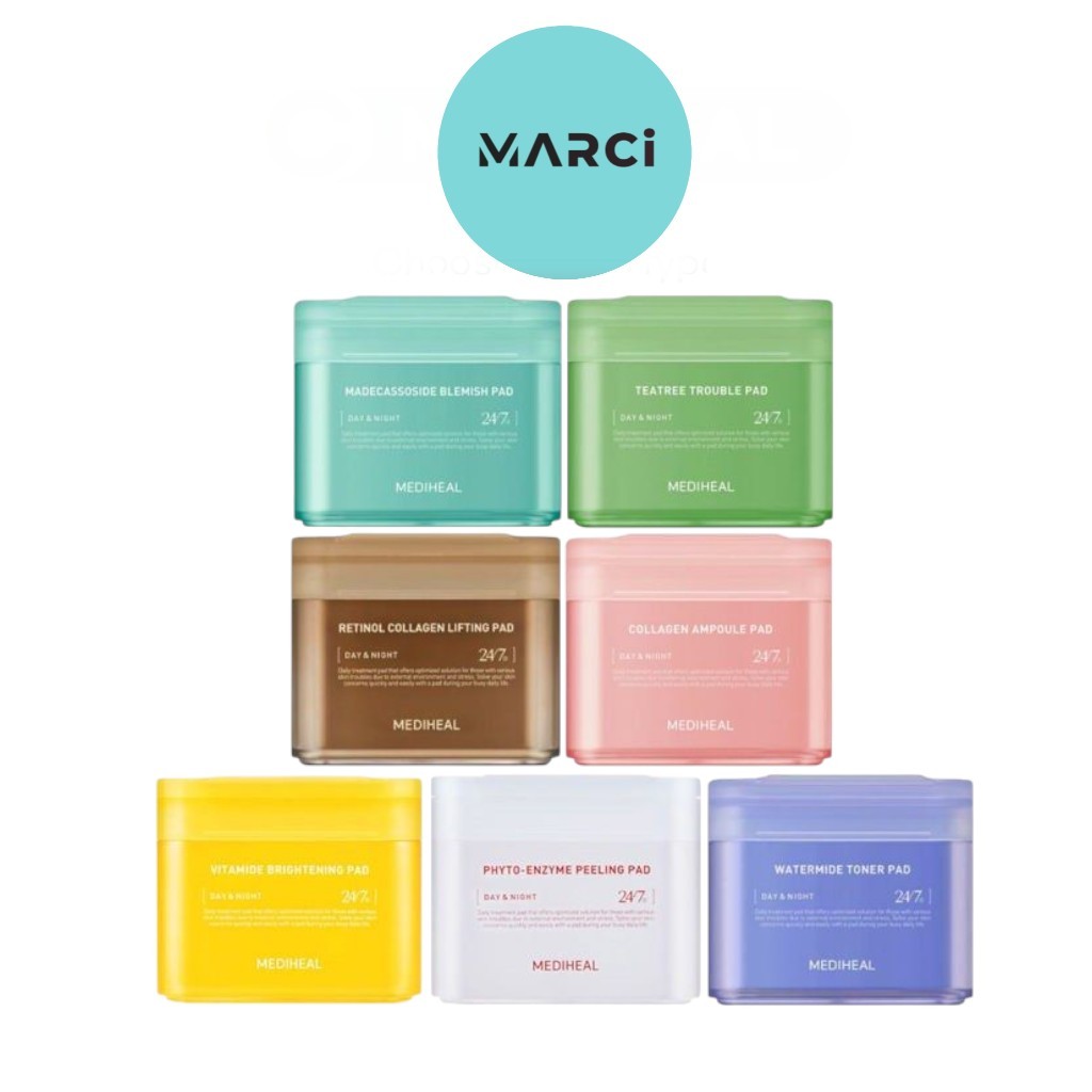 Mediheal Toner Pads เมดิฮีล โทนเนอร์แพด แผ่นมาสก์ บำรุงผิวหน้า [1 กระปุก]