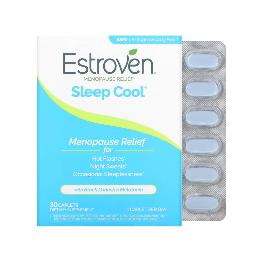 Estroven Menopause Relief + Sleep Cool 30 Caplets