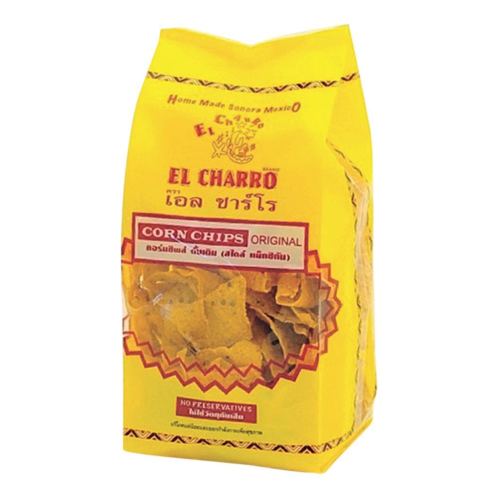 EL CHARRO Mexican Corn / Tortilla Chips ORIGINAL * SHARE BAG * 200g