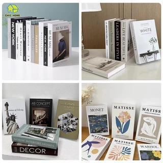 หนังสือปลอม ของแต่งบ้าน พร็อพถ่ายรูป พร็อพแต่งห้อง หนังสือตั้งโชว์ ของแต่งบ้าน หนังสือปลอมตกแต่งบ้าน สีสดคมชัด​ 20แบบ