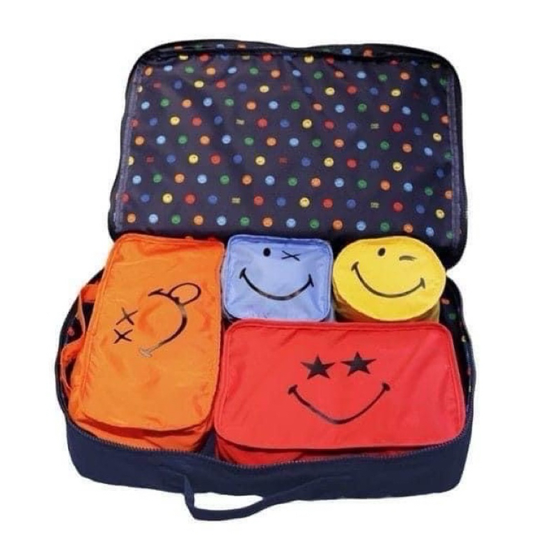 {เปิดจองก่อนใคร} Smiley travel bag set 4 in 1 แท้