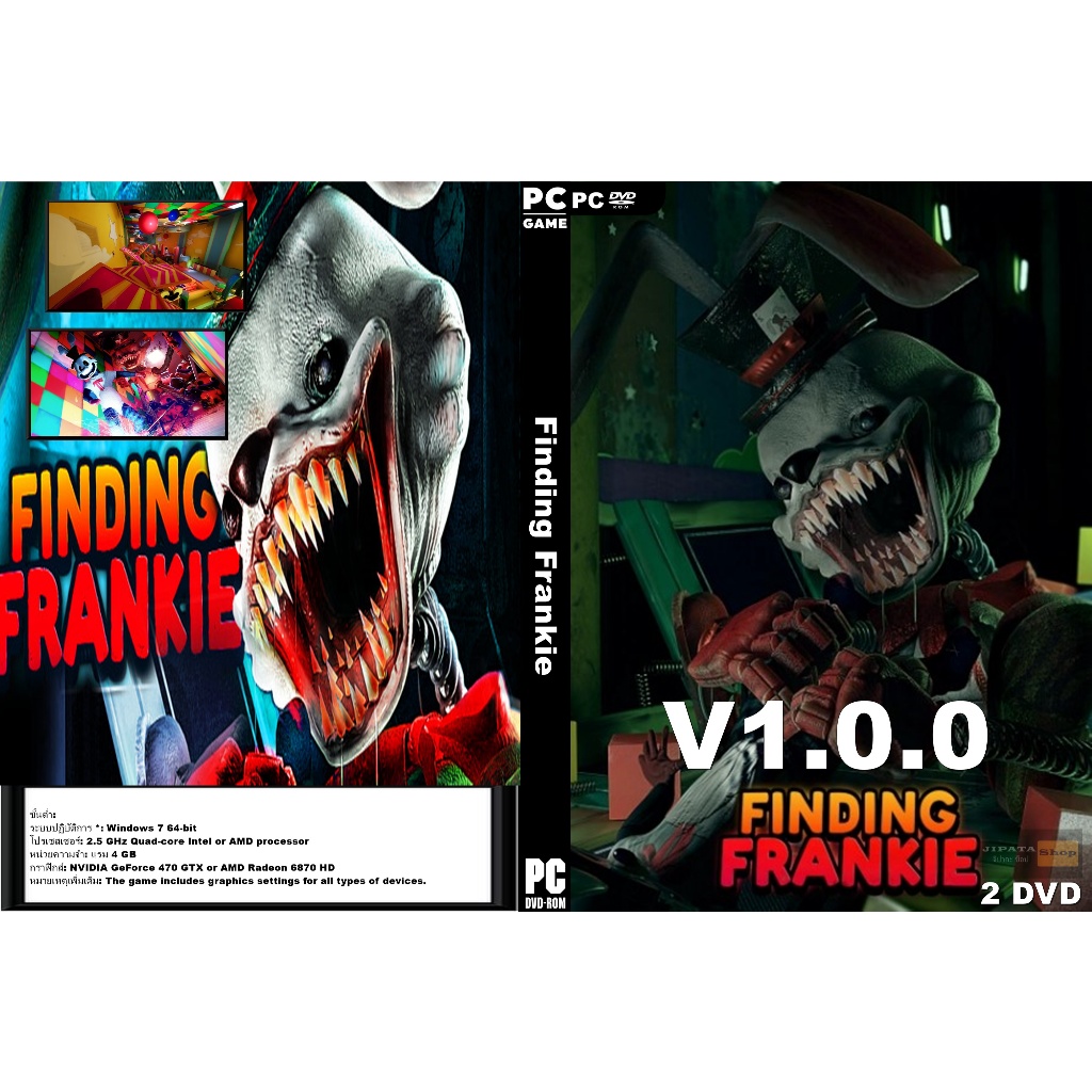 แผ่นเกมส์ PC Finding Frankie (2DVD)