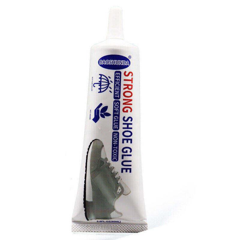 （ซื้อ 1 แถม 2）BAOSHUNDA กาวติดรองเท้า 60ml กาวยางรองเท้า ซ่อมรองเท้าทุกชนิดด่วน แบบกันน้ำ ยึดติดแน่น กาวติดรองเท้า