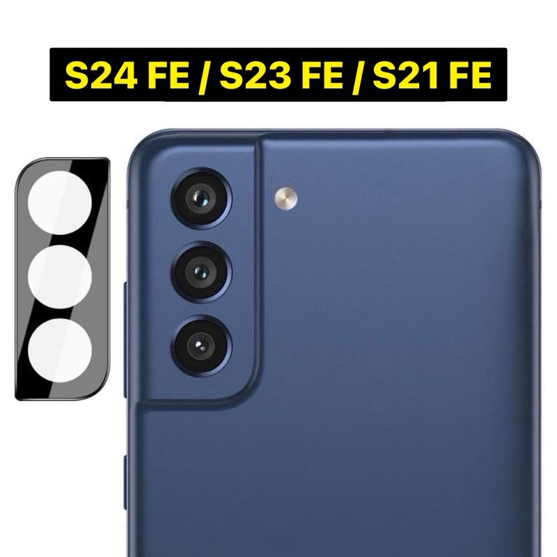 ฟิล์มกระจกติดเลนส์กล้อง  Samsung Galaxy S24 FE  5G /S23 FE 5G / S21 FE 5G ฟิล์มกระจกนิรภัยป้องกันกล้
