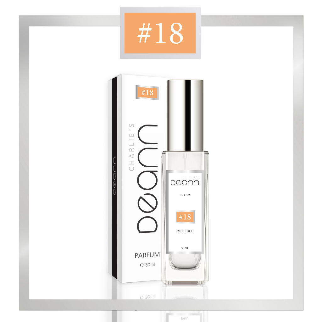 #18 ชาร์ลี DEANN - MILL COCO (ชน.โคโค่ สาวสวยเปี่ยมเสน่ห์ด้วยวู้ดดี้ แอมเบอรี่ เย้ายวน) Charlie Deann Perfumer 35ml.