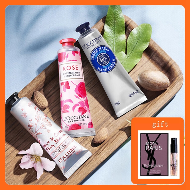 พร้อมส่ง L'Occitane Hand Cream30ml-Rose/Shea/Cherry Blossom
