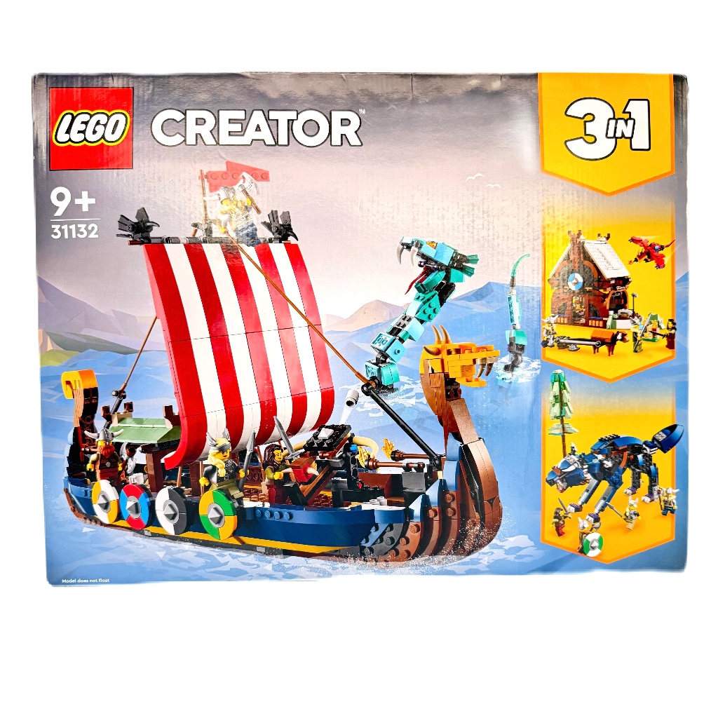 LEGO Creator viking ship and the midgard serpent 31132