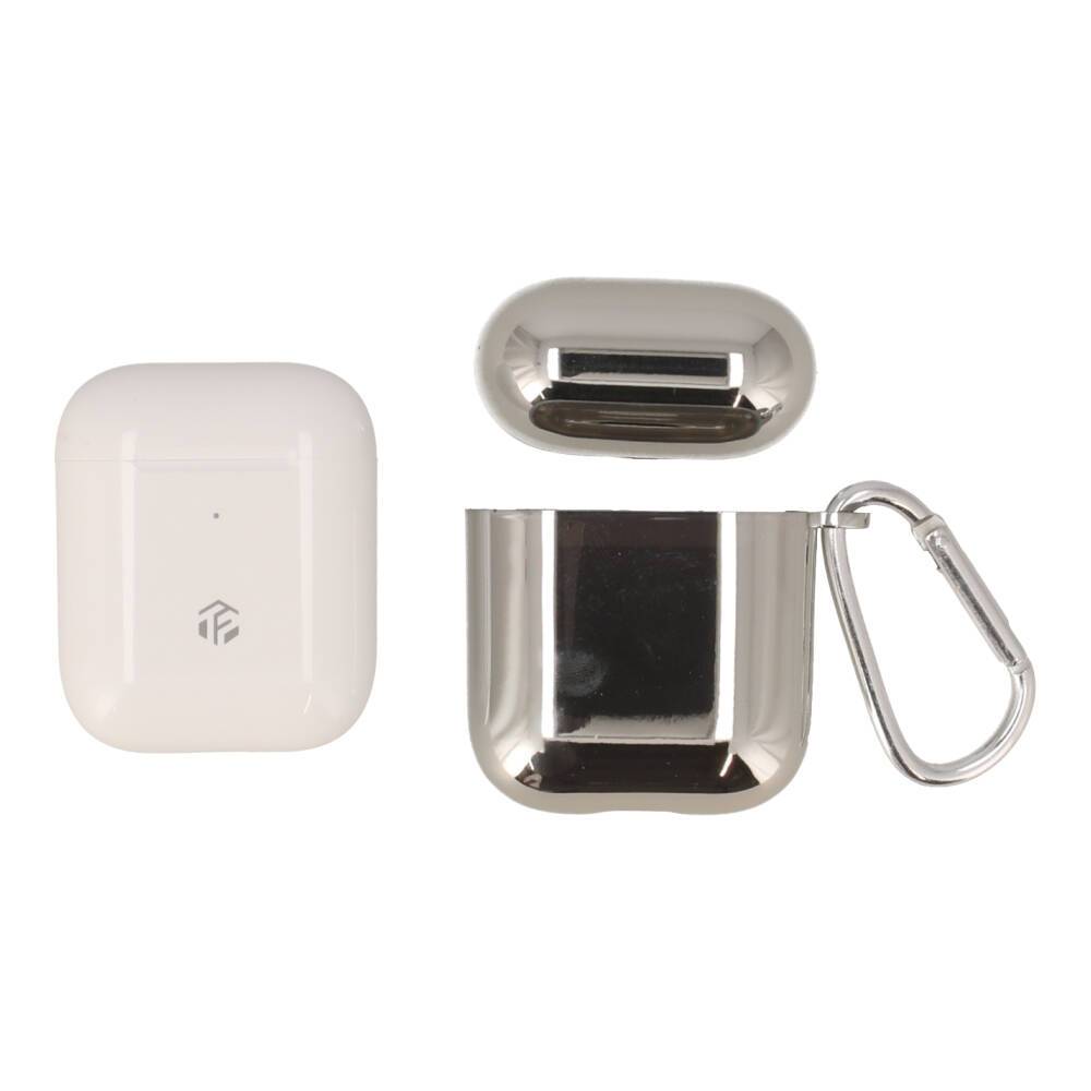 หูฟังบลูทูธไร้สาย TECHPRO Airbuds 2 with Wireless charging case White by Studio7