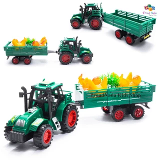 ProudNada Toys ของเล่นเด็ก รถแทรกเตอร์ รถฟาร์ม(มี 2 สีให้เลือก) FARM TRACTOR SUPER POWERFUL NO.922-11