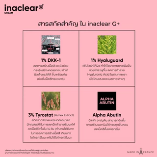 VIKKASKINCARE เซตบำรุงผิวหน้า ลดฝ้า กระ จุดด่างดำ ผิวชุ่มชื้น แข็งแรง 111HYA 30 ml + INACLEAR G+ 23g Whitening ผิวใส