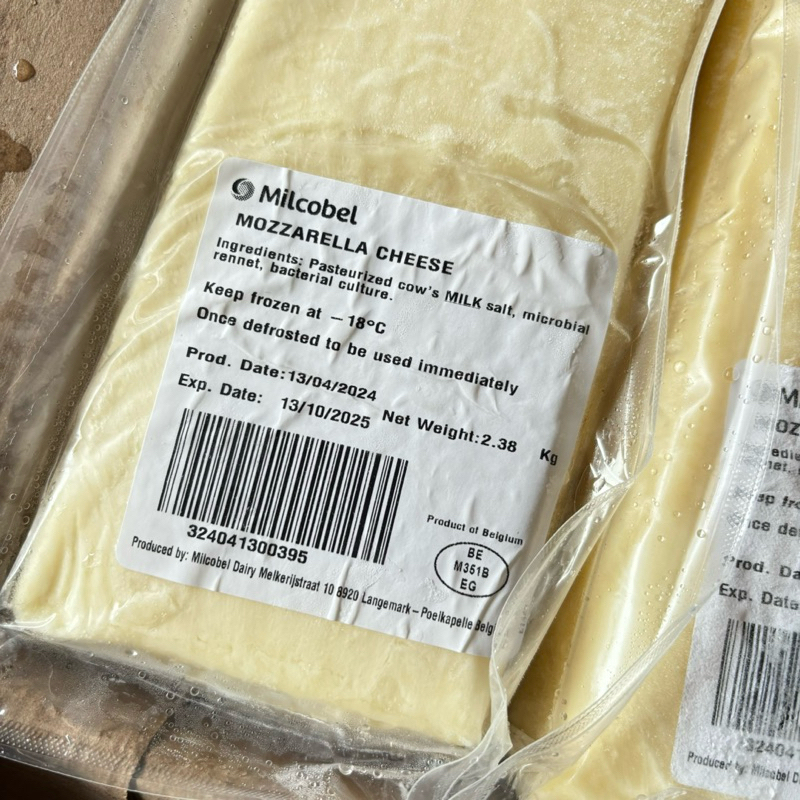 Milcobel Mozzarella 2.38 kg. ชีสยืดคุณภาพดีจากยุโรป (made in  ) ราคา ถูกที่สุด ดีลบีเคเค แกลเลอรีภาพที่ 5