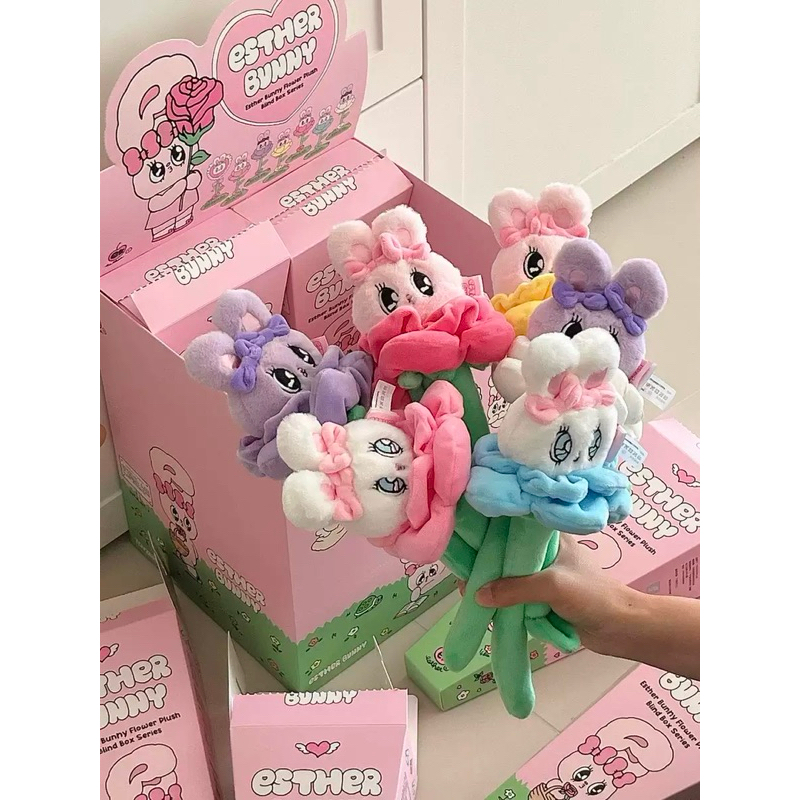 ไม่เก็บมัดจำ จุ่ม Esther Bunny ดอกไม้ (พรีออเดอร์)