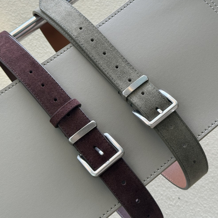 Akkara Studio - XS Suede Belt เข็มขัดหนังกลับ ไซส์XS