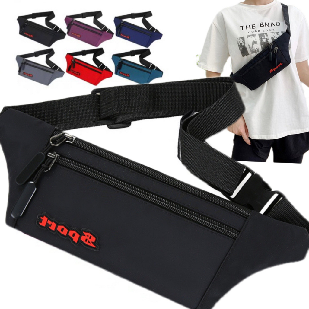 BM-shop：กระเป๋าคาดเอว กระเป๋าคาดหน้าท้อง ไม่จำกัดเพศ man1259