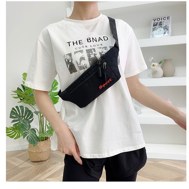 BM-shop：กระเป๋าคาดเอว กระเป๋าคาดหน้าท้อง ไม่จำกัดเพศ man1259
