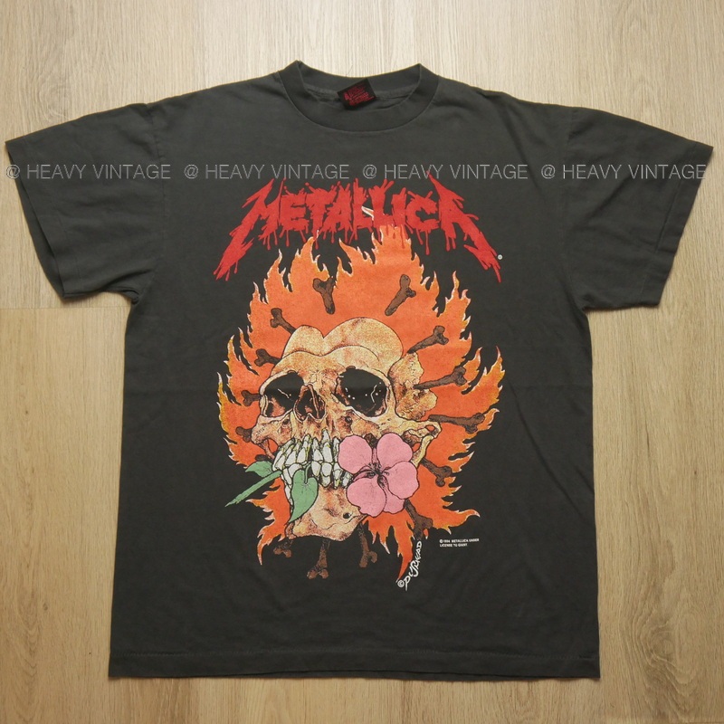 METALLICA Bio Washed ตอกปี1994 เสื้อวินเทจ เสื้อทัวร์ วงร๊อค heavy vintage shirt