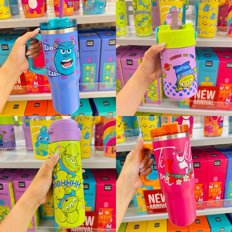 LIVEลด50%! [พร้อมส่ง] แก้วเก็บความเย็นMonsters ink and Toystory Minimono