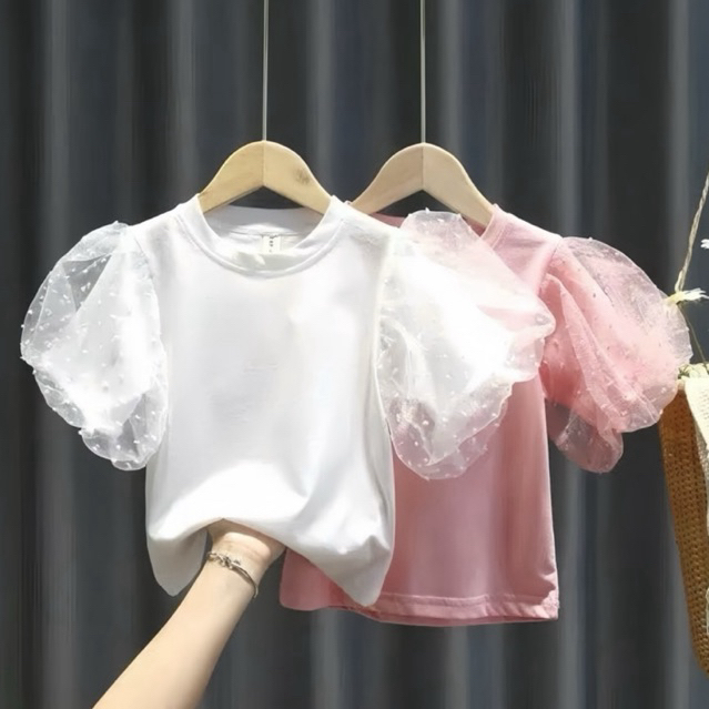 เสื้อยืดแขนพองเจ้าหญิงน้อย คิ้วท์ทุกวัน ใส่สบายทุกวัย