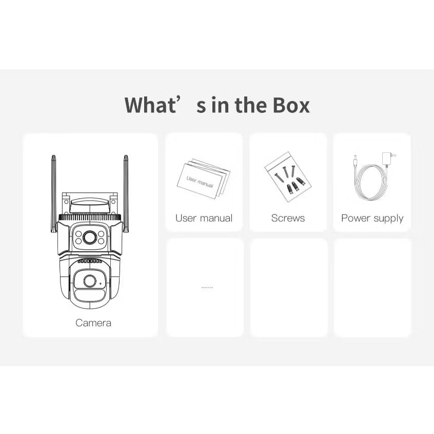 VSTARCAM CG621DR 4G SIM / CS621DR WiFi กล้องวงจรปิดไร้สาย ความละเอียด 4MP (1080p)+(2 เลนส์กล้อง) ภาพสี Ai + ตรวจจับคน