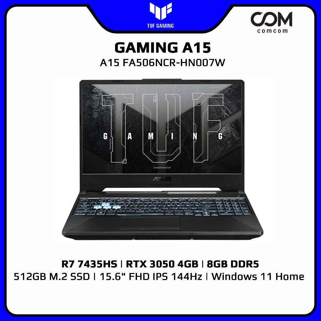 NOTEBOOK (โน้ตบุ๊ค) ASUS TUF GAMING A15 FA506NCR-HN007W  BY COMCOM