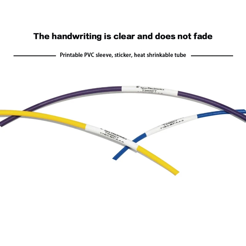 เทปป้ายชื่อเข้ากันได้สีดำ PT-100BK 1ชิ้น TR-100BK น้องชายเครื่องพิมพ์ริบบิ้น TP-E800T E850TKW E800TK - รูปที่ 5