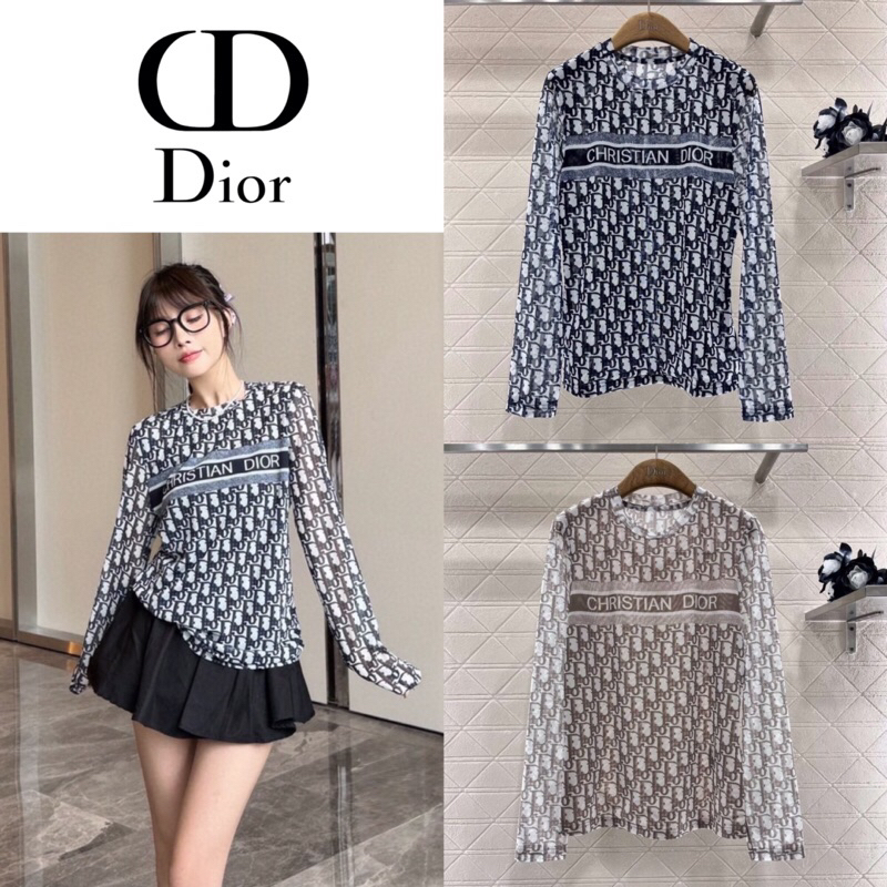 เสื้อแขนยาวผ้าบาง CHRISTIAN DIOR