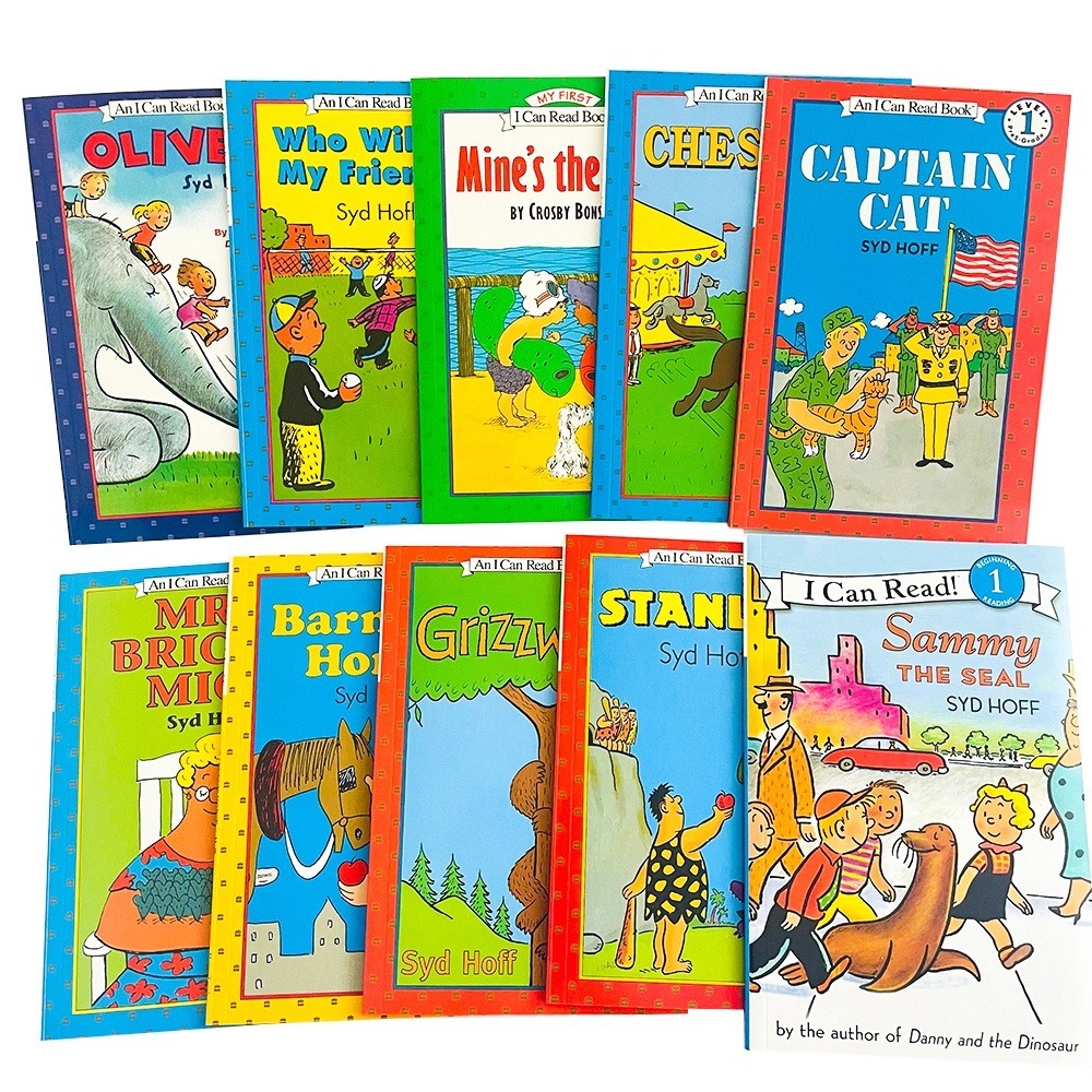 10 Books I Can Read The Syd Hoff Book Educational English Story Books for Kids Children Bedtime Picture Book