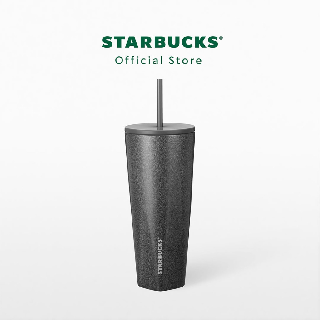 Starbucks Stainless Steel Silver Grey Glitter Cold Cup 24oz. ทัมเบลอร์สตาร์บัคส์สแตนเลสสตีล ขนาด 24ออนซ์ A11160268