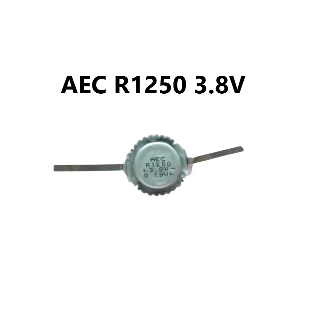1250 AEC R1250 3.8V 0.19Wh Bluetooth headset battery button battery bottle cap battery 1ก้อน