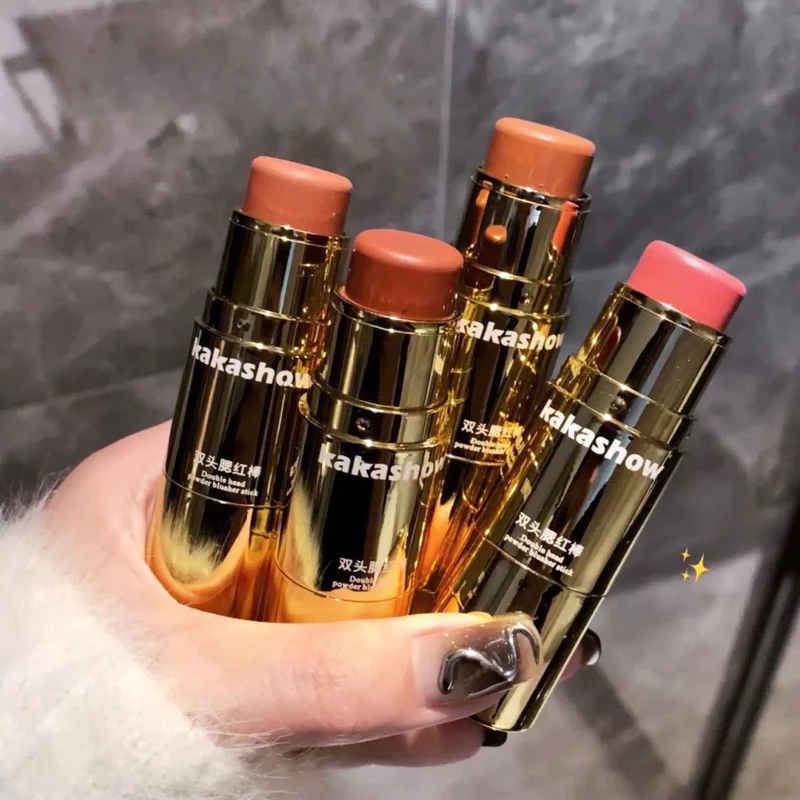 Kakashow Blush Stick แท่งสองหัว คอนทัวร์ได้ กันน้ำ ติดทนนาน thumbnail 5