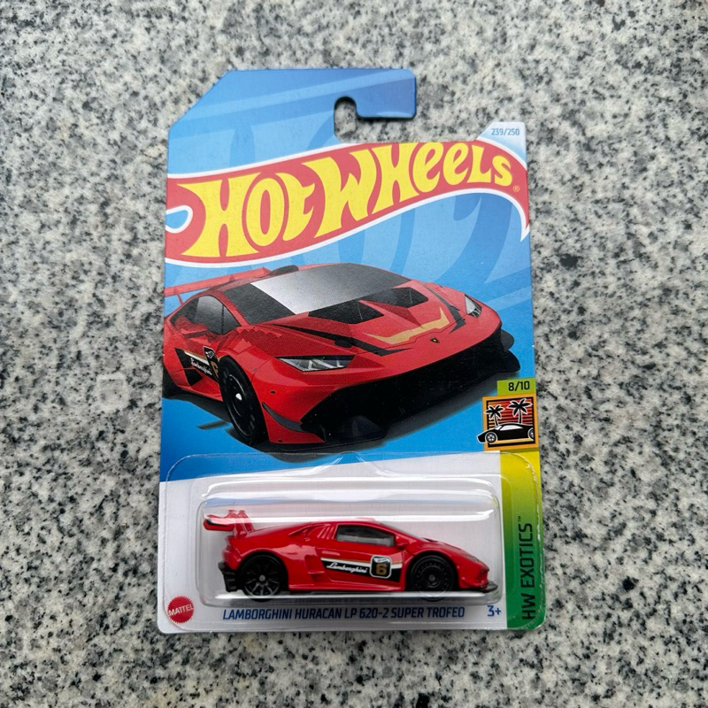 รถเหล็ก Hotwheels Lamborghini Huracan Lp620-2 Super Trofed