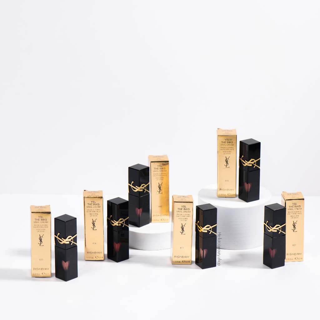 [เหลือ 1,012.- โค้ด "เก็บโค้ดหน้าร้าน"] ใหม่ล่าสุด Yves Saint Laurent The Inks Vinyl Cream High Shine Lip Stain